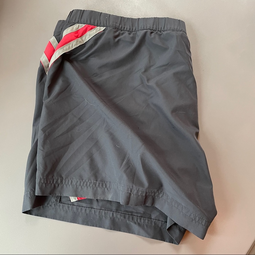 Gray and Pink Adidas Shorts
